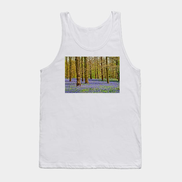 Bluebell Woods Greys Court Oxfordshire UK Tank Top by AndyEvansPhotos